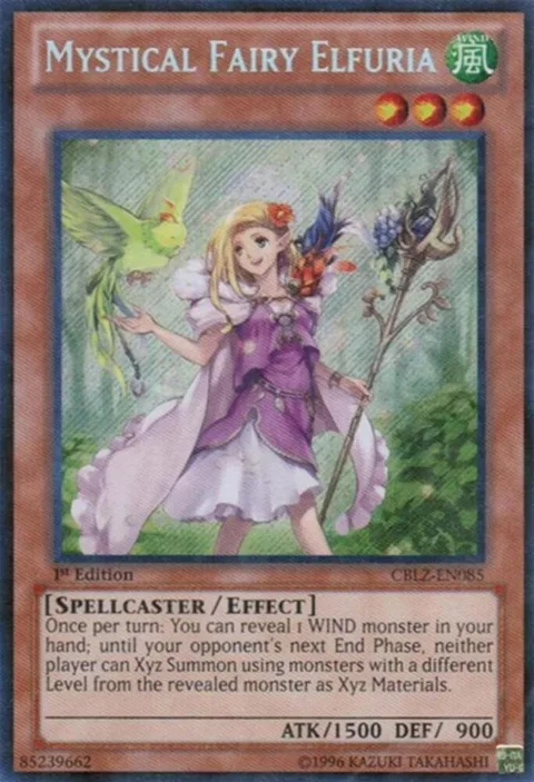 Mystical Fairy Elfuria CBLZ-EN085 Unlimited Yu-Gi-Oh card from Cosmo Blazer