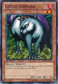 Little Chimera SDOK-EN020 Yu-Gi-Oh card from Structure Deck: Onslaught of the Fire Kings
