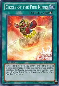 Circle of the Fire Kings SDOK-EN023 Yu-Gi-Oh card from Structure Deck: Onslaught of the Fire Kings