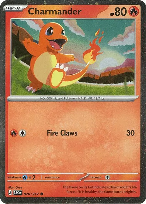 Charmander - 020/217 Cosmos Holo #020/217 Holofoil Pokémon card from Miscellaneous Cards & Products
