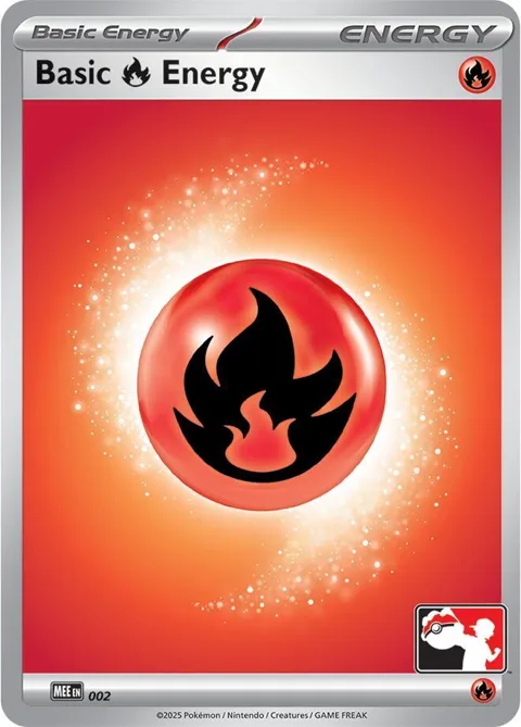 Basic Fire Energy - MEE 002 #002 Pokémon card from Prize Pack Series Cards