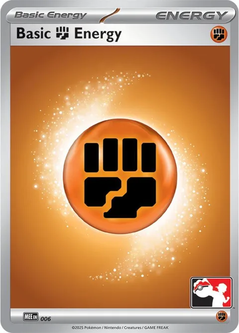 Basic Fighting Energy - MEE 006 #006 Pokémon card from Prize Pack Series Cards