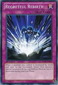 Regretful Rebirth SDOK-EN037 Yu-Gi-Oh card from Structure Deck: Onslaught of the Fire Kings