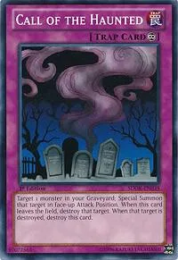 Call of the Haunted SDOK-EN039 Yu-Gi-Oh card from Structure Deck: Onslaught of the Fire Kings