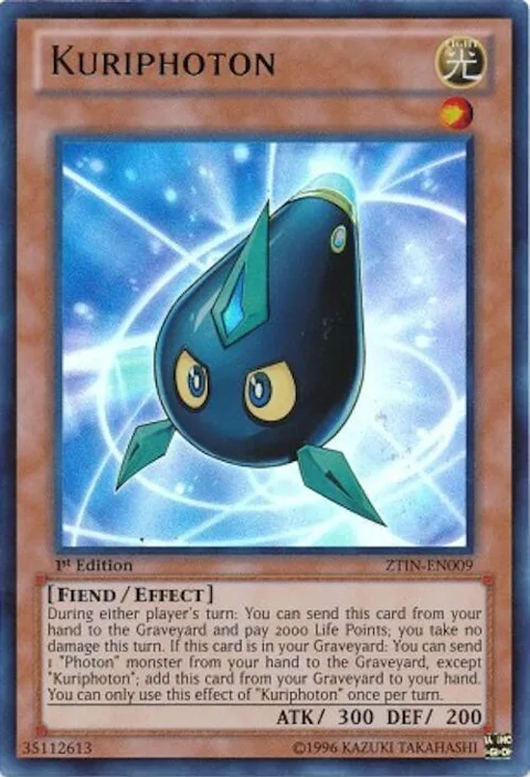 Kuriphoton ZTIN-EN009 Yu-Gi-Oh card from 2013 Zexal Collection Tin
