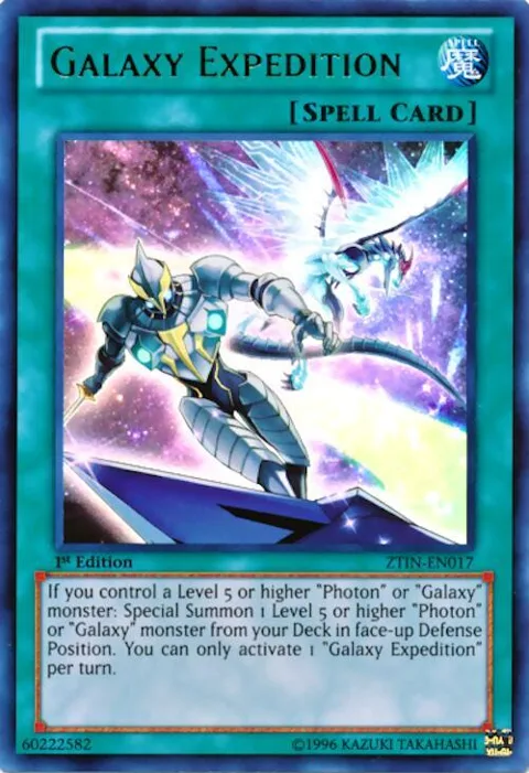 Galaxy Expedition ZTIN-EN017 Yu-Gi-Oh card from 2013 Zexal Collection Tin