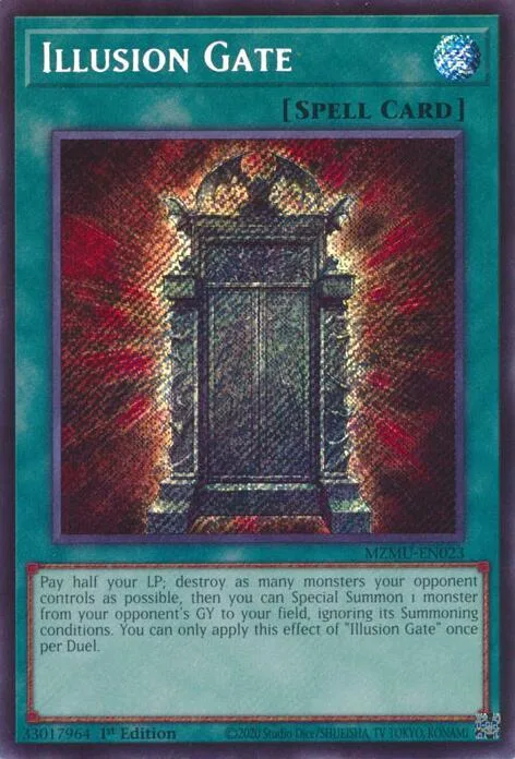 Illusion Gate MZMU-EN023 Yu-Gi-Oh card from Maze of Muertos
