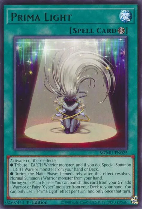 Prima Light MZMU-EN025 Yu-Gi-Oh card from Maze of Muertos