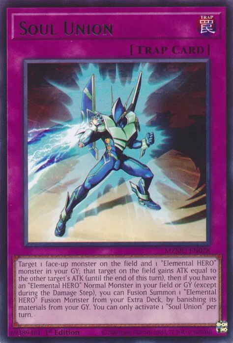 Soul Union MZMU-EN028 Yu-Gi-Oh card from Maze of Muertos