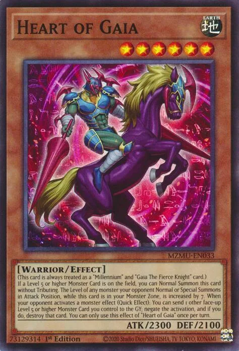 Heart of Gaia MZMU-EN033 Yu-Gi-Oh card from Maze of Muertos