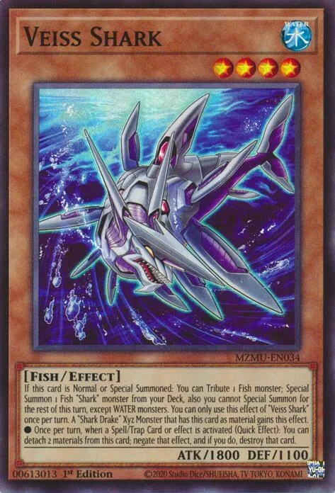 Veiss Shark MZMU-EN034 Yu-Gi-Oh card from Maze of Muertos