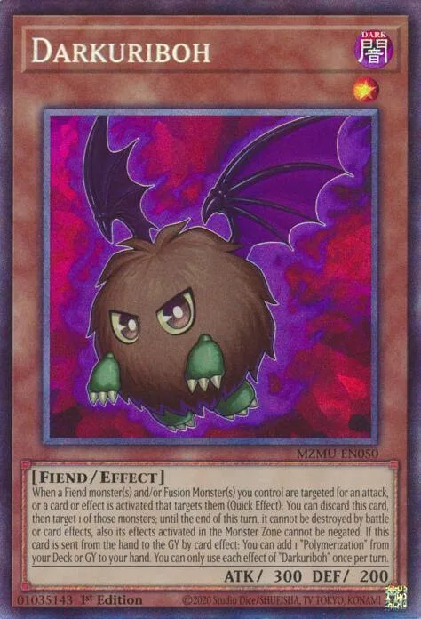 Darkuriboh Collector's Rare MZMU-EN050 Yu-Gi-Oh card from Maze of Muertos
