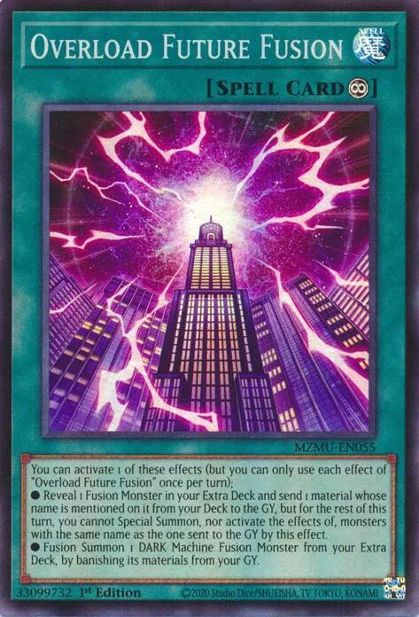 Overload Future Fusion MZMU-EN055 Yu-Gi-Oh card from Maze of Muertos