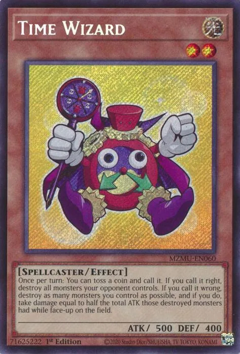 Time Wizard MZMU-EN060 Yu-Gi-Oh card from Maze of Muertos