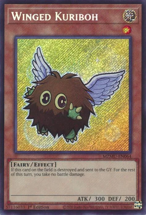 Winged Kuriboh MZMU-EN064 Yu-Gi-Oh card from Maze of Muertos