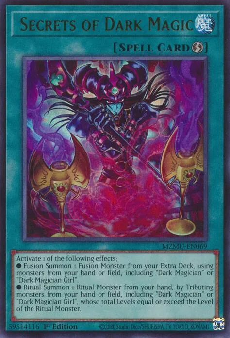 Secrets of Dark Magic MZMU-EN069 Yu-Gi-Oh card from Maze of Muertos