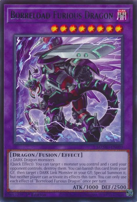 Borreload Furious Dragon MZMU-EN099 Yu-Gi-Oh card from Maze of Muertos