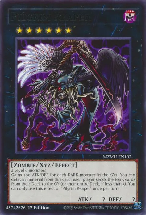 Pilgrim Reaper MZMU-EN102 Yu-Gi-Oh card from Maze of Muertos
