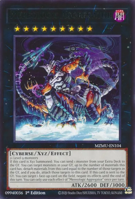Mereologic Aggregator MZMU-EN104 Yu-Gi-Oh card from Maze of Muertos