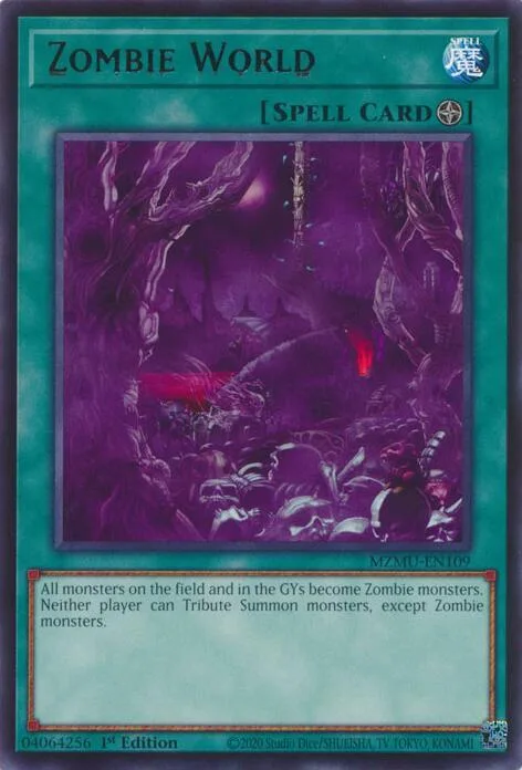 Zombie World MZMU-EN109 Yu-Gi-Oh card from Maze of Muertos