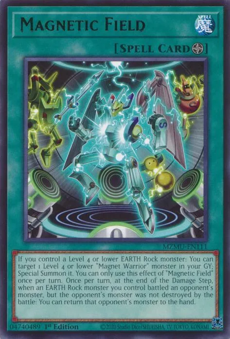 Magnetic Field MZMU-EN111 Yu-Gi-Oh card from Maze of Muertos