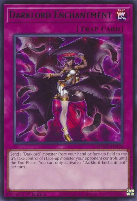 Darklord Enchantment MZMU-EN124 Yu-Gi-Oh card from Maze of Muertos