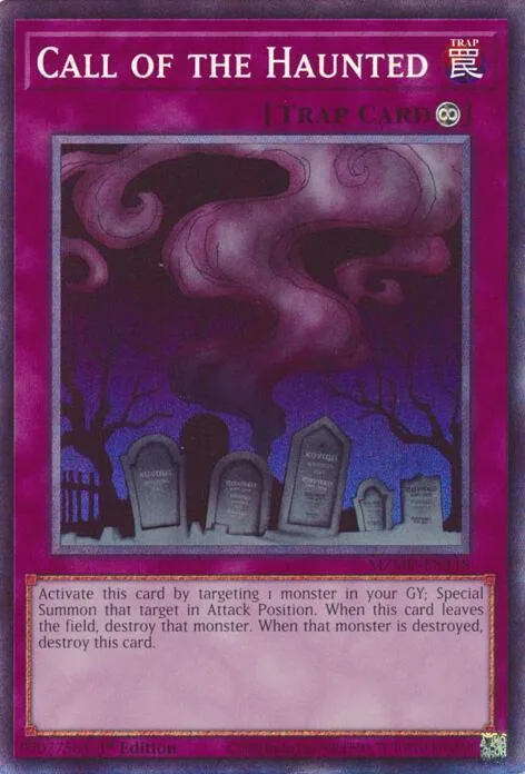 Call of the Haunted Collector's Rare MZMU-EN118 Yu-Gi-Oh card from Maze of Muertos