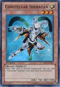Constellar Sheratan HA07-EN005 1st Edition Yu-Gi-Oh card from Hidden Arsenal 7: Knight of Stars