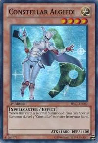Constellar Algiedi HA07-EN007 1st Edition Yu-Gi-Oh card from Hidden Arsenal 7: Knight of Stars
