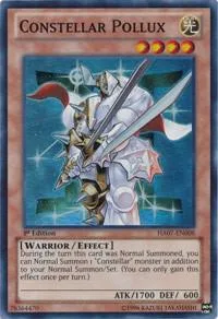 Constellar Pollux HA07-EN008 1st Edition Yu-Gi-Oh card from Hidden Arsenal 7: Knight of Stars