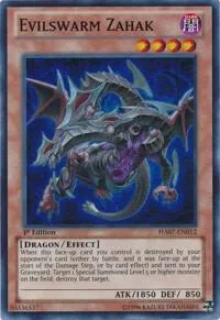 Evilswarm Zahak HA07-EN012 Yu-Gi-Oh card from Hidden Arsenal 7: Knight of Stars