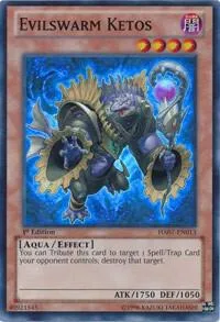 Evilswarm Ketos HA07-EN013 Yu-Gi-Oh card from Hidden Arsenal 7: Knight of Stars