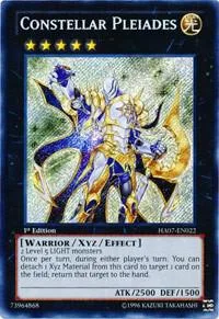 Constellar Pleiades HA07-EN022 Unlimited Yu-Gi-Oh card from Hidden Arsenal 7: Knight of Stars