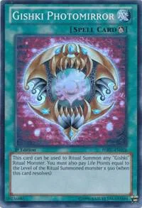 Gishki Photomirror HA07-EN026 1st Edition Yu-Gi-Oh card from Hidden Arsenal 7: Knight of Stars