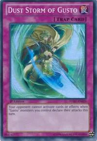 Dust Storm of Gusto HA07-EN029 Unlimited Yu-Gi-Oh card from Hidden Arsenal 7: Knight of Stars