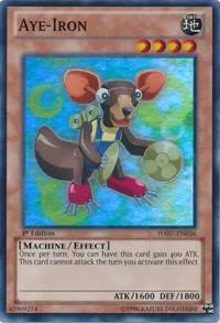Aye-Iron HA07-EN036 Yu-Gi-Oh card from Hidden Arsenal 7: Knight of Stars