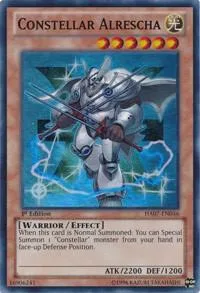 Constellar Alrescha HA07-EN046 1st Edition Yu-Gi-Oh card from Hidden Arsenal 7: Knight of Stars