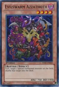 Evilswarm Azzathoth HA07-EN050 Unlimited Yu-Gi-Oh card from Hidden Arsenal 7: Knight of Stars