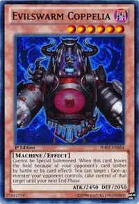 Evilswarm Coppelia HA07-EN054 Unlimited Yu-Gi-Oh card from Hidden Arsenal 7: Knight of Stars