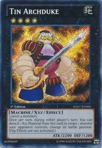 Tin Archduke HA07-EN060 1st Edition Yu-Gi-Oh card from Hidden Arsenal 7: Knight of Stars