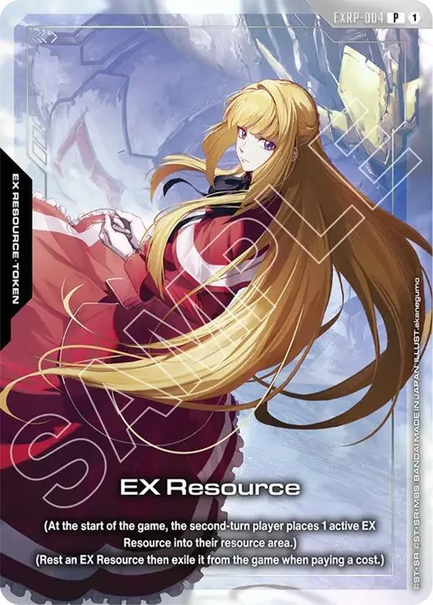 EX Resource Premium Card Collection Gundam Assemble - PC01A EXRP-004 Gundam card from Promotional EX Resource Tokens