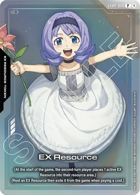 EX Resource Premium Card Collection Gundam Assemble - PC01A EXRP-008 Gundam card from Promotional EX Resource Tokens