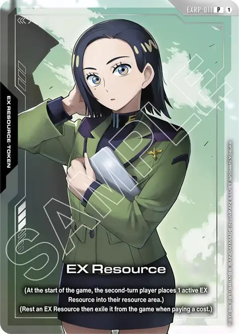 EX Resource Premium Card Collection Gundam Assemble - PC02A EXRP-011 Gundam card from Promotional EX Resource Tokens