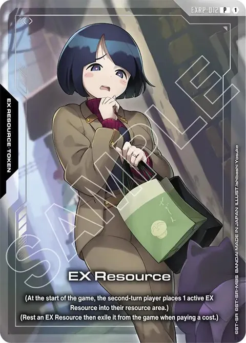 EX Resource Premium Card Collection Gundam Assemble - PC02A EXRP-012 Gundam card from Promotional EX Resource Tokens