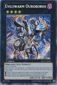 Evilswarm Ouroboros HA07-EN065 1st Edition Yu-Gi-Oh card from Hidden Arsenal 7: Knight of Stars