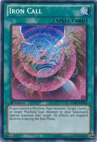 Iron Call HA07-EN066 1st Edition Yu-Gi-Oh card from Hidden Arsenal 7: Knight of Stars