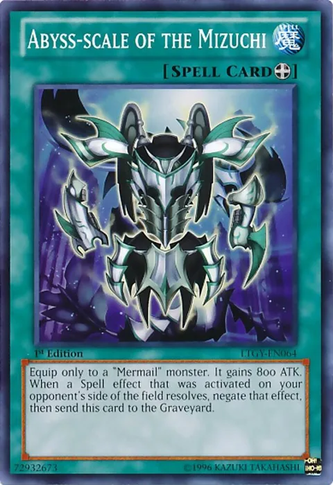 Abyss-scale of the Mizuchi LTGY-EN064 Unlimited Yu-Gi-Oh card from Lord of the Tachyon Galaxy