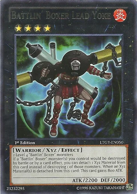Battlin' Boxer Lead Yoke LTGY-EN050 1st Edition Yu-Gi-Oh card from Lord of the Tachyon Galaxy
