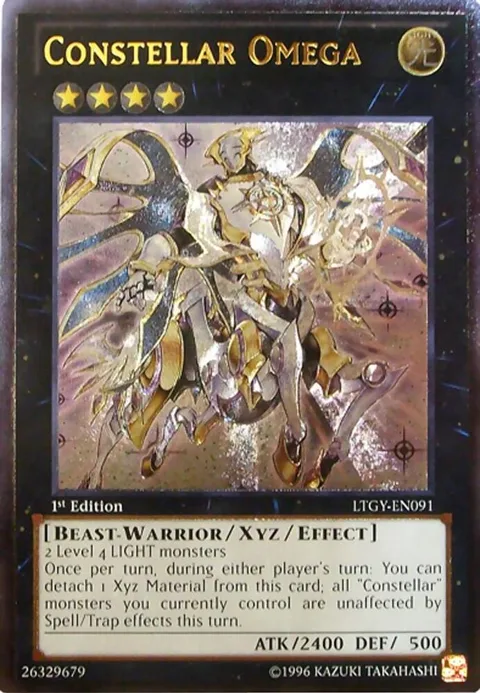 Constellar Omega Ultimate Rare LTGY-EN091 Unlimited Yu-Gi-Oh card from Lord of the Tachyon Galaxy