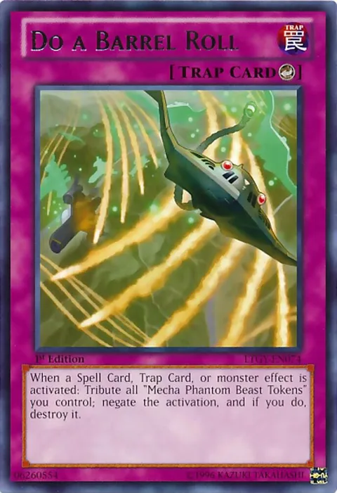 Do a Barrel Roll LTGY-EN074 Yu-Gi-Oh card from Lord of the Tachyon Galaxy